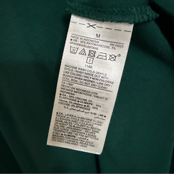 Old Navy Jersey Swing Dress Womens M Green Stretch Babydoll St Patrick's Day - Picture 3 of 6